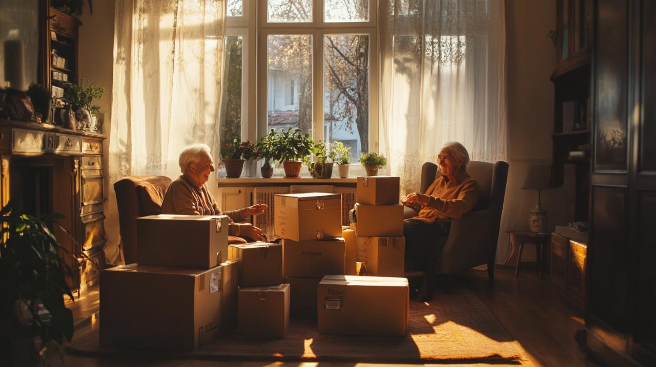 Reducir el espacio: claves para una mudanza más sencilla en la jubilación sin estrés